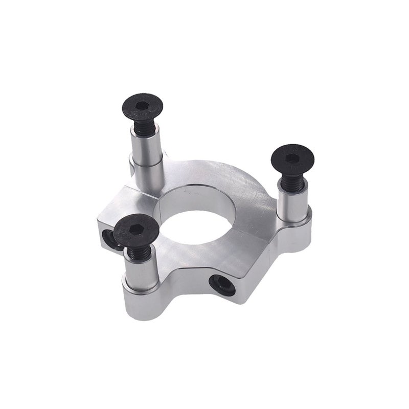sthus Silver 1" 25mm / 1.5" 38mm CNC Adapter Fits 49cc 50cc 66cc 80cc Motorized Bike - Image 3
